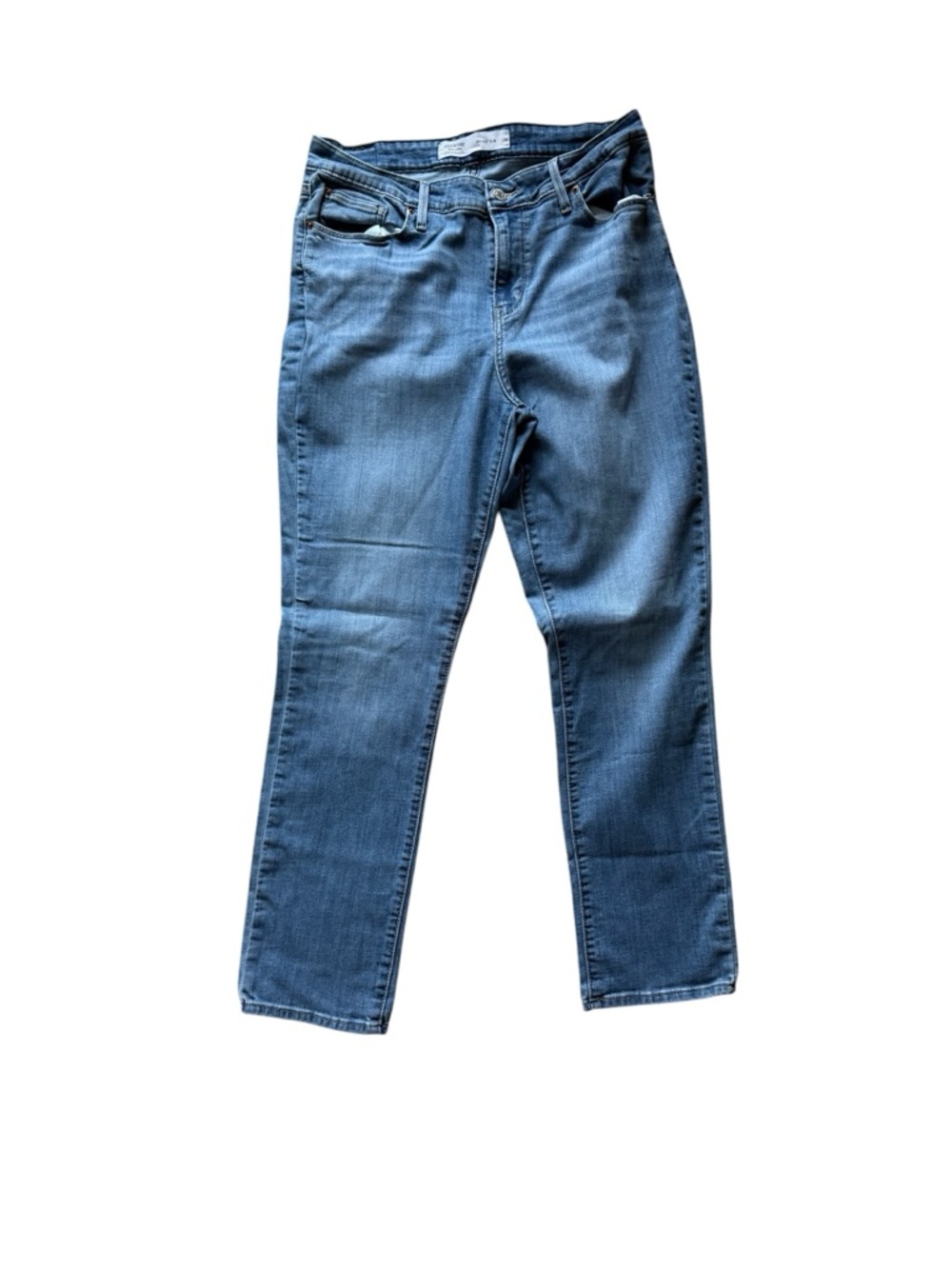 Signature by Levi Strauss Women's Medium Blue Straight-Leg Jeans